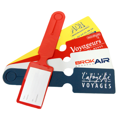 Pochette pour documents de voyage Happy flight - rouge