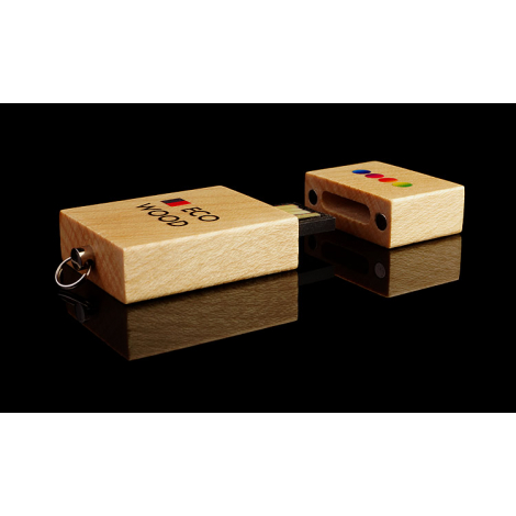 Clé USB en bois personnalisable - ECO WOOD