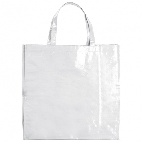 Sac shopping publicitaire en PP tissé brillant 160 gr