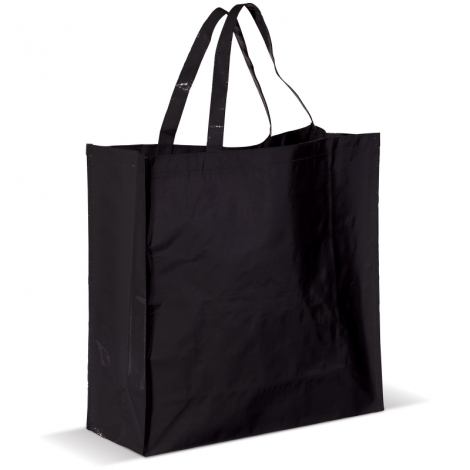 Sac shopping publicitaire en PP tissé brillant 160 gr