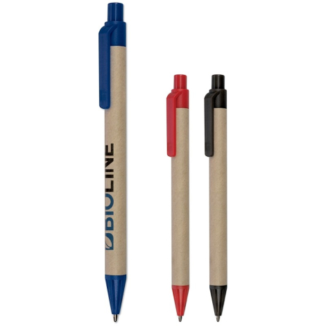 Stylo bille en carton recyclé personnalisable