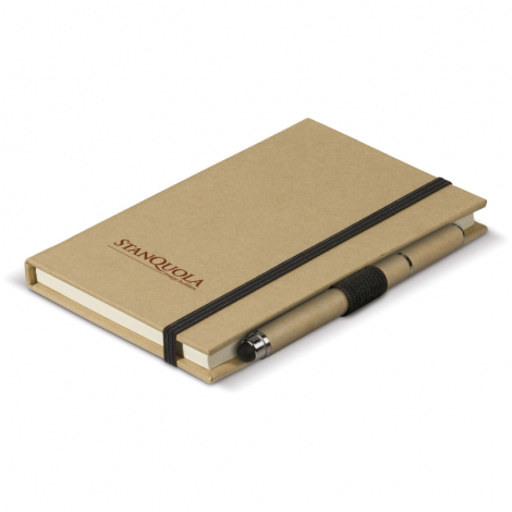 Carnet A6 en carton avec stylo publicitaire