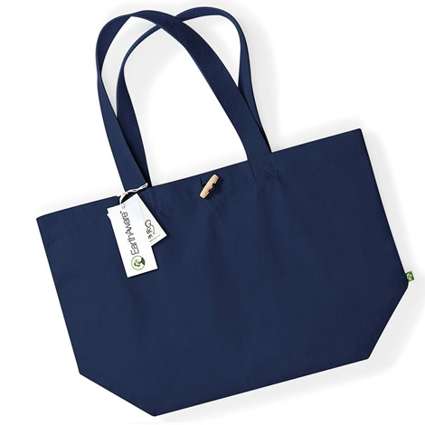 Sac cabas publicitaire en coton bio 340g - Marina