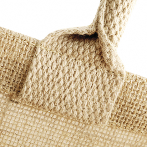 Sac en jute personnalisé avec anses longues - Boutique