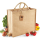 Sac shopping personnalisable en jute - Jumbo