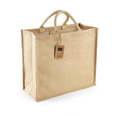 Sac shopping personnalisable en jute - Jumbo