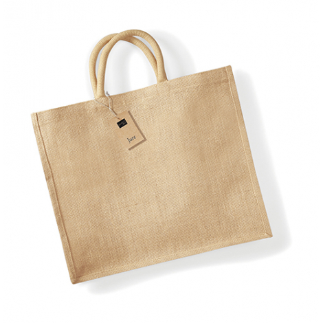 Sac shopping personnalisable en jute - Jumbo