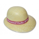 Chapeau de paille personnalisable pour femme