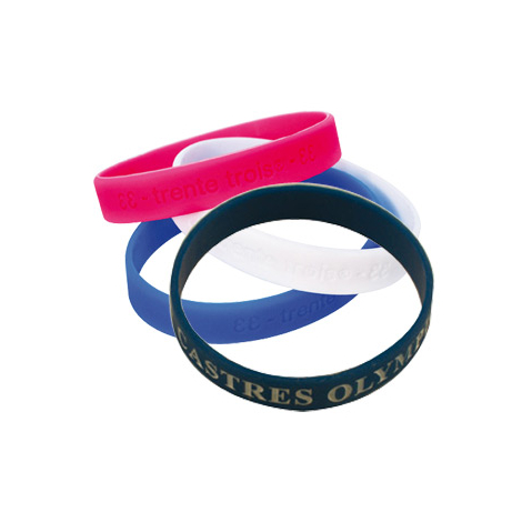 Bracelet publicitaire en silicone classique