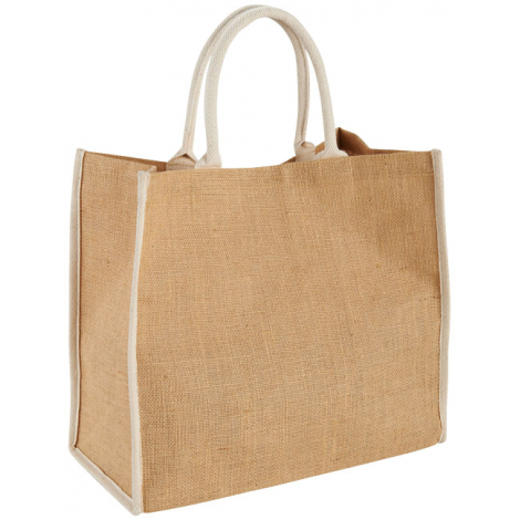 Grand sac shopping publicitaire - JUTE