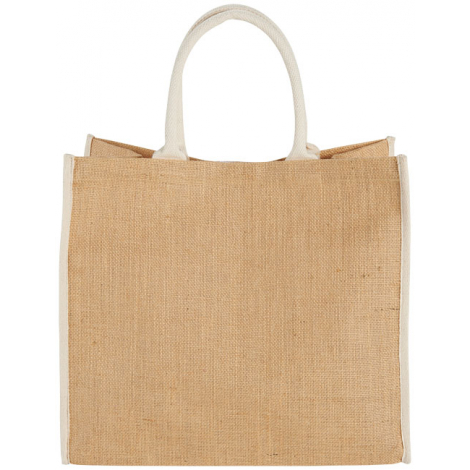 Grand sac shopping publicitaire - JUTE