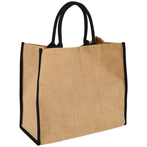 Grand sac shopping publicitaire - JUTE