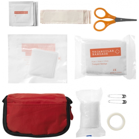 Trousse de premiers secours publicitaire - 19 pièces