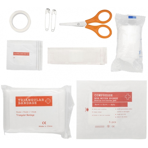 Trousse de premiers secours publicitaire - 16 pièces