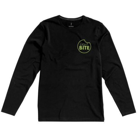 T-shirt coton bio publicitaire manches longues homme 200g PONOKA
