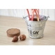 Kit de plantation publicitaire avec pot en zinc