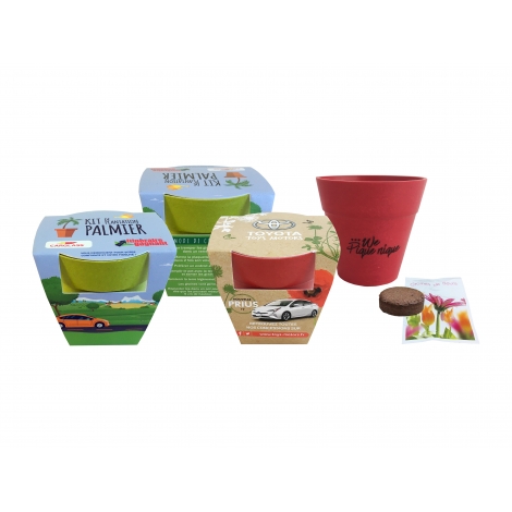 Kit de plantation pot biodégradable publicitaire