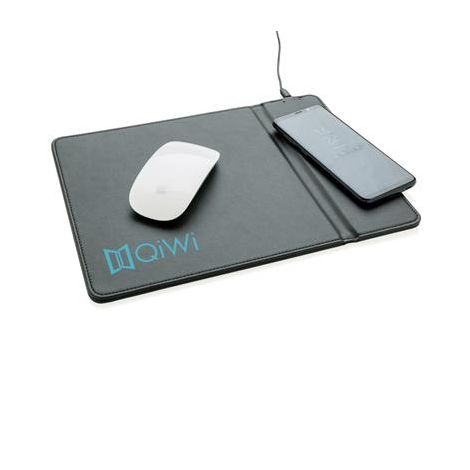 Tapis de souris avec chargeur à induction 5W publicitaire