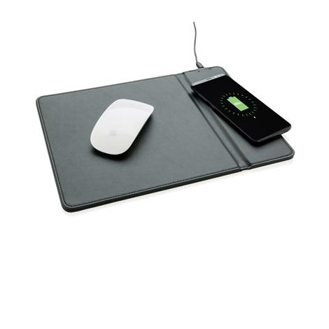 Tapis de souris avec chargeur à induction 5W publicitaire