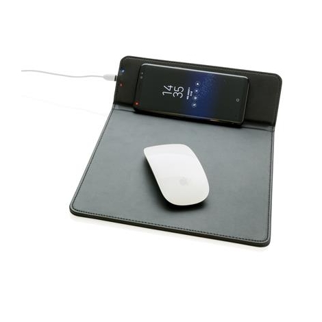 Tapis de souris avec chargeur à induction 5W publicitaire