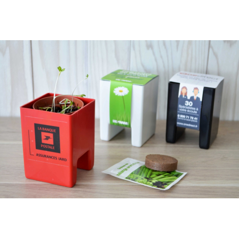 Kit de plantation - le pot Ordi publicitaire