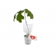 Plant d'arbre en zinc publicitaire