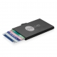 Porte-cartes publicitaire en aluminium anti-RFID C-secure