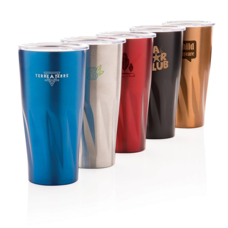 Mug publicitaire isotherme en inox et cuivre 500ml