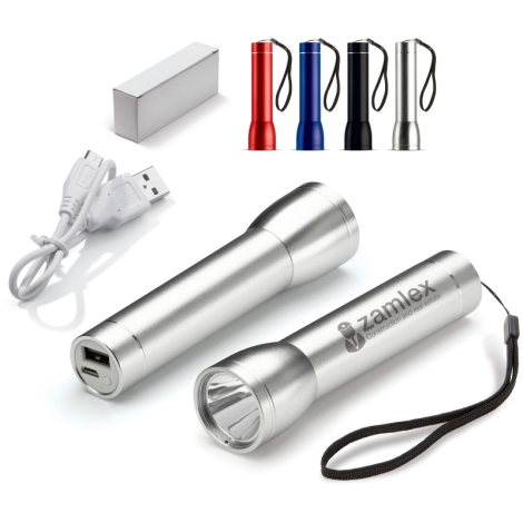 Powerbank 2200 mAh publicitaire FLASHLIGHT