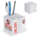 Cube avec papier et range stylo publicitaire