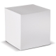 Cube publicitaire papier blanc à personnaliser