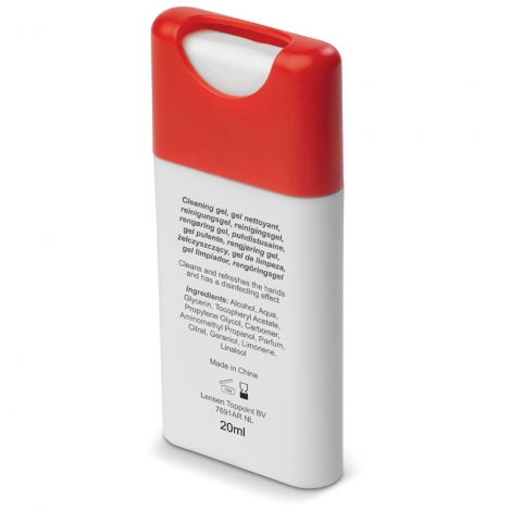 Spray nettoyant publicitaire pour les mains