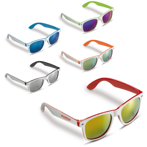 Lunettes de soleil publicitaire bi-couleur