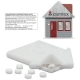 Distributeur de bonbons publicitaire - maison