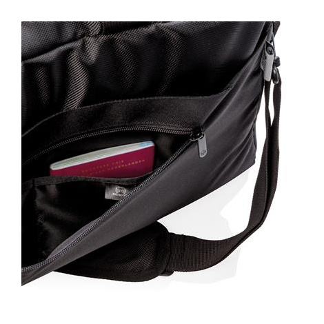 Sac de sport publicitaire avec ouverture type valise Swiss Peak RFID