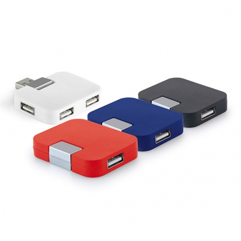 Hub publicitaire avec 4 ports USB