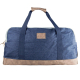 Sac de voyage publicitaire en coton 350g bicolore Highline