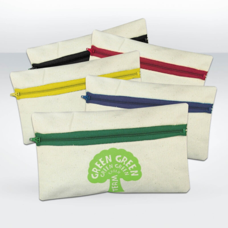 Trousse en coton bio publicitaire