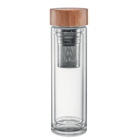 Bouteille double paroi personnalisée - Batumi Glass 420 ml