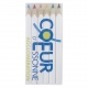 Set personnalisé de 4, 6 ou 12 crayons de couleur 8.7 cm