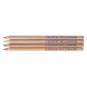 Sachet publicitaire de 4 crayons fluo Prestige 17.6 cm