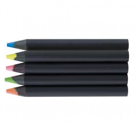 Crayon fluo seul publicitaire, prestige black vernis noir 8.7 cm