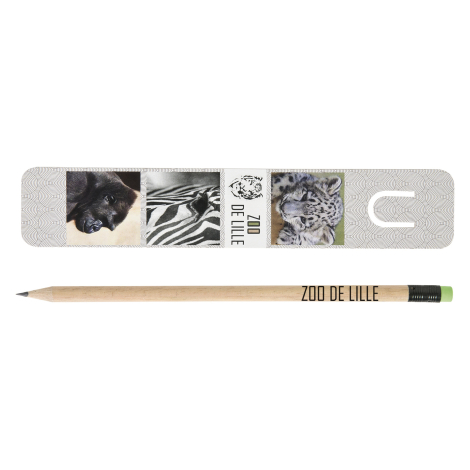 Kit personnalisé marque-page et crayon Pantone - 17,6 cm