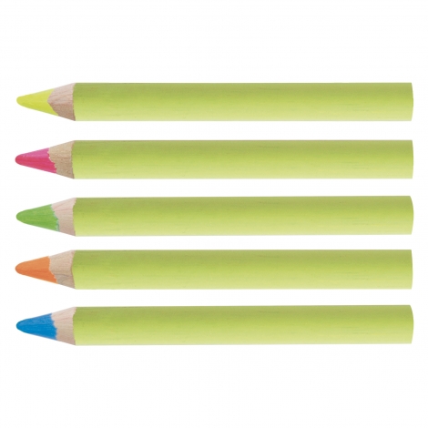 Crayon fluo publicitaire vernis pantone 8.7 cm