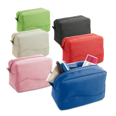 Trousse de voyage publicitaire 1 poche microfibre