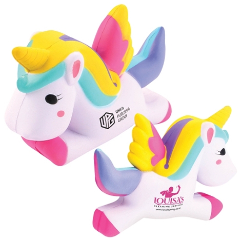 Balle anti-stress publicitaire - Licorne