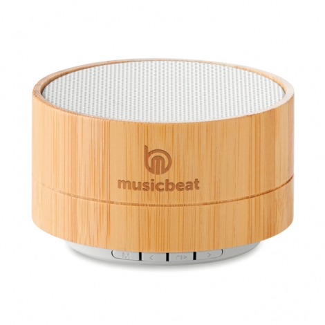 Mini haut-parleur bambou publicitaire 3W - Sound