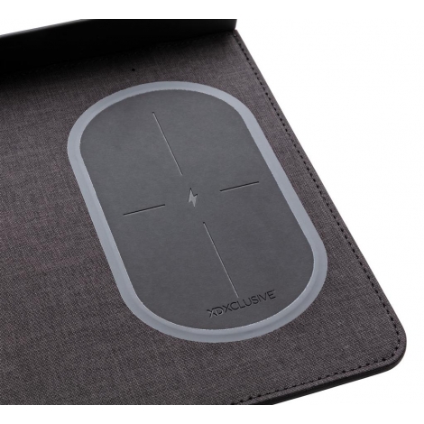 Tapis de souris avec chargeur induction publicitaire