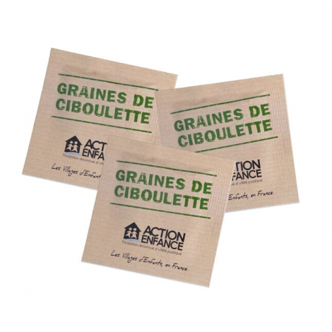 Sachet de graine promotionnel 55 x 55 mm 