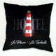 Housse de coussin publicitaire en velours 40 x 40 cm